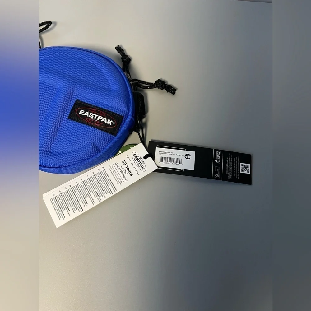 Telfar x Eastpak painter’s tape circle bag
